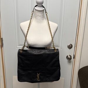 Saint Laurent Jamie Shoulder Bag with Gold Accents (Brand New) without tag.